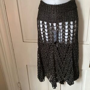 Kerisma grey crocheted skirt ox size